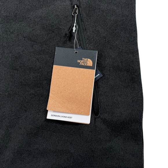 NWT The North Face Gordon Lyons Mens Medium Black Full Zip Vest - Picture 4 of 8